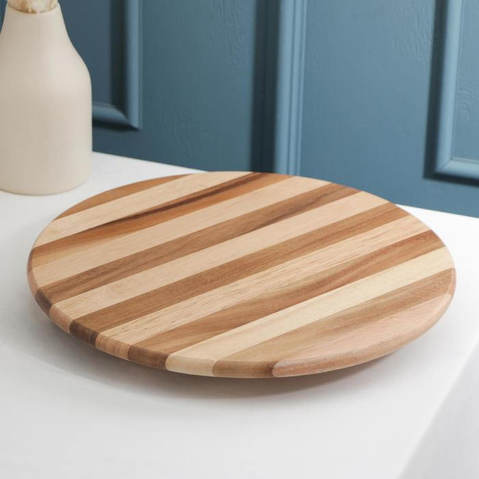 Подставка вращающаяся &laquo;Ленивая Сьюзен&raquo;, d=35 см, бамбук