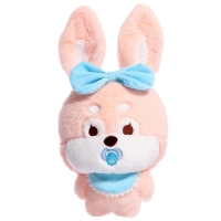Мягкая игрушка &laquo;Зайка&raquo; с бантиком, 20 см, цвет персиковый