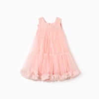 Платье детское нарядное KAFTAN рост 110, персиковый