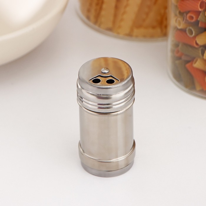 Ёмкость для специй из нержавеющей стали &laquo;Металлик&raquo;, 80 мл, 4&times;8 см