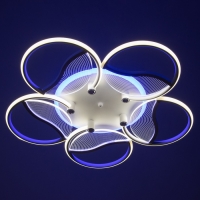 Люстра "Анита" 5хLED 90Вт 3000-6000К RGB белый 65х65х8см