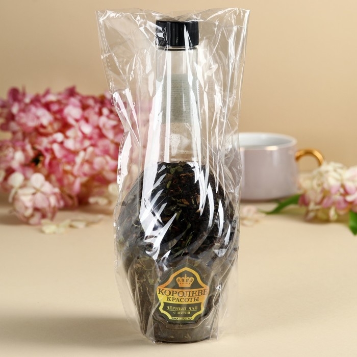 Чай чёрный &laquo;Королеве красоты&raquo; с мятой, 115 г. (18+)