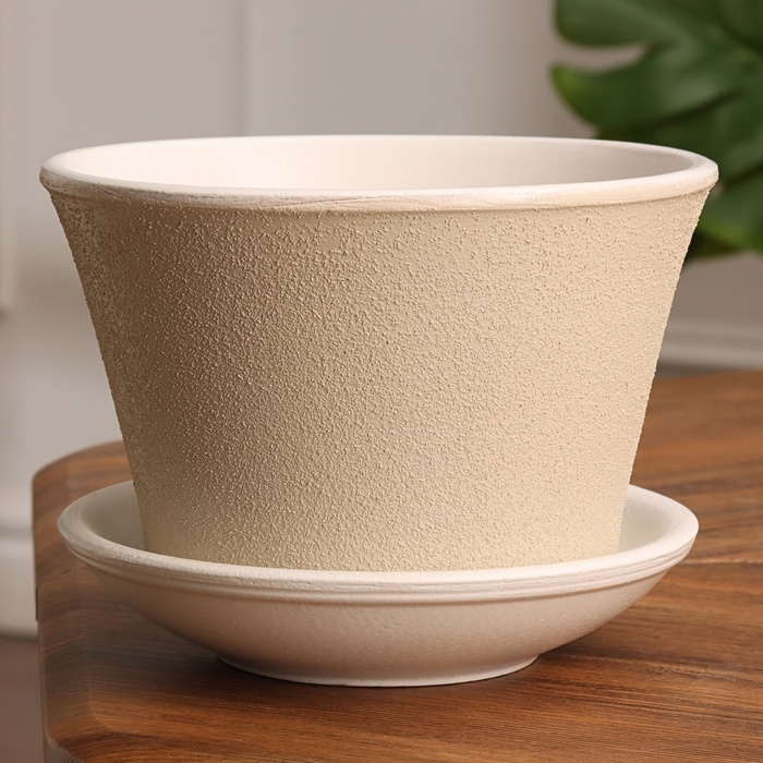 Горшок цветочный "Мессина" с подставкой 1,4 л