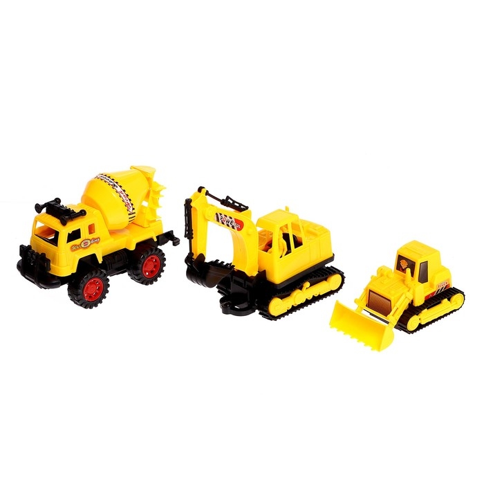Набор игровой &laquo;Стройка&raquo;, кран и спецтехника