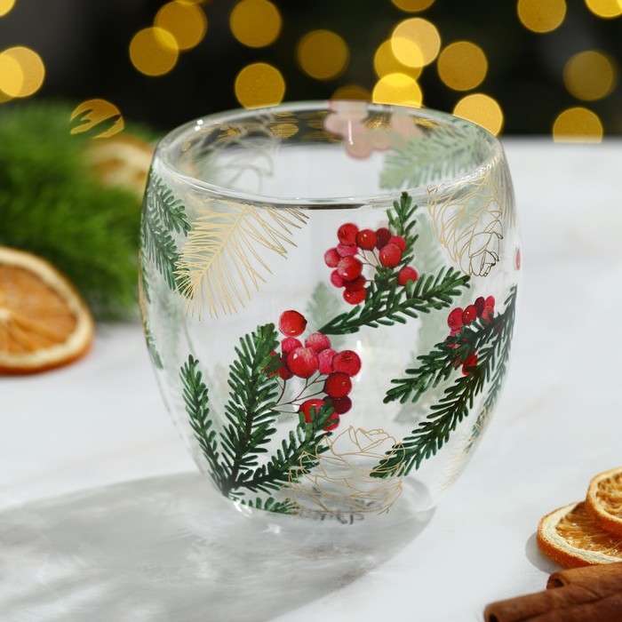 Новый год. Стакан с двойными стенками &laquo;Зимние истории&raquo;, 250 мл