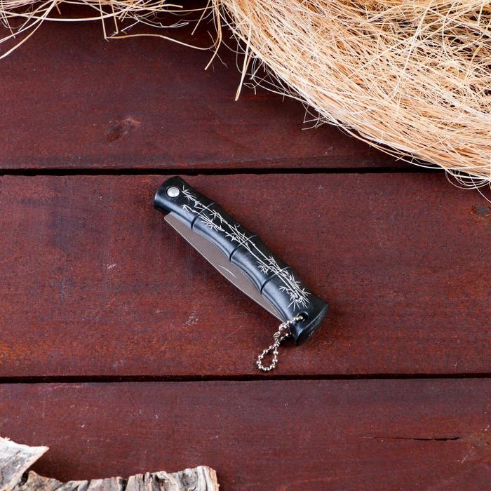 Нож складной Нож складной "Бамбук" 15см, клинок 62мм/1,2мм, с кольцом