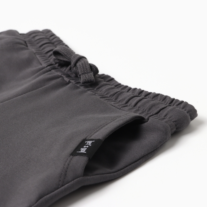 Комплект детский (футболка, шорты), цвет графит, рост 116 см Комплект детский (футболка, шорты), цвет графит, рост 116 см