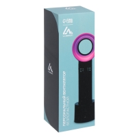 Портативный вентилятор LuazON LOF-06, безлопастный, 3 скорости, 800 мАч, белый Портативный вентилятор LuazON LOF-06, безлопастный, 3 скорости, 800 мАч, белый