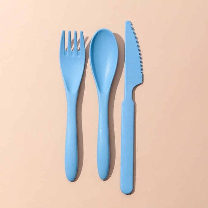 Набор столовых приборов &laquo;В походе&raquo;, вилка, ложка, нож