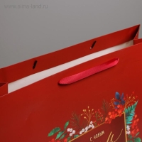 Пакет подарочный новогодний ламинированный «Роскошь волшебства», XL 49 х 40 х 19 см Пакет подарочный новогодний ламинированный «Роскошь волшебства», XL 49 х 40 х 19 см