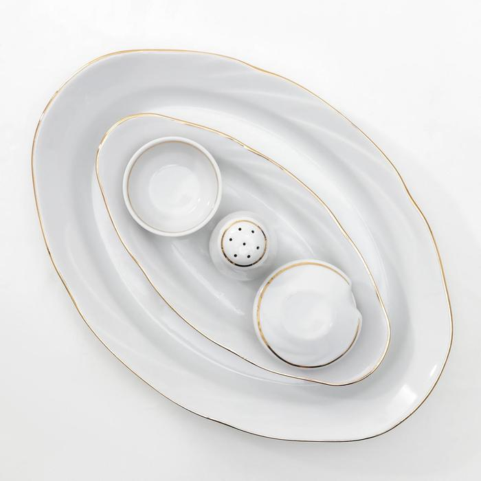 Сервиз столовый фарфоровый &laquo;Классик&raquo;, 37 предметов, 4 вида тарелок