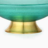 Блюдо сервировочное &laquo;Фьюжн&raquo; на металлической ножке, 24,5 х 24,5 х 9 см