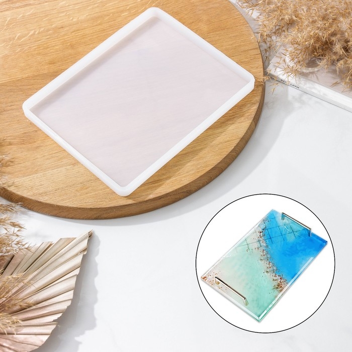 Молд Доляна «Прямоугольник», силикон, 16×20,5×1 см, прозрачный Молд Доляна «Прямоугольник», силикон, 16×20,5×1 см, прозрачный