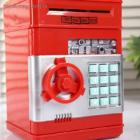 Копилка пластик для монет и купюр"Сейф "кодовый замок, звук 3АА МИКС 19,5х12,3х13 см Копилка пластик для монет и купюр"Сейф "кодовый замок, звук 3АА МИКС 19,5х12,3х13 см