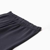 Леггинсы для девочки, цвет тёмно-серый, рост 128-134 см