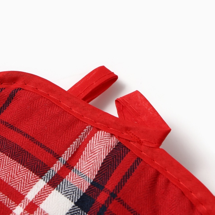 Новый год. Кухонный набор 2 пр. Этель Клетка цв.красный прих.17*17см, варежка-прихв. 26*16см,100%п/э Новый год. Кухонный набор 2 пр. Этель Клетка цв.красный прих.17*17см, варежка-прихв. 26*16см,100%п/э