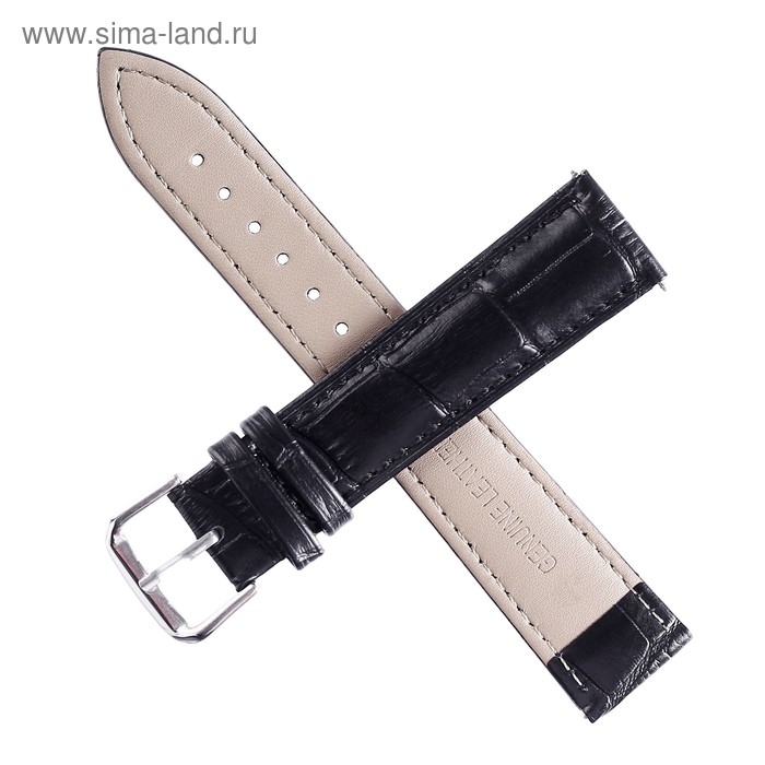 Ремешок для часов Ремешок для часов "Соломон", 18 мм, натуральная кожа, l-20 см