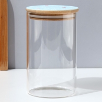 Банка для хранения сыпучих продуктов и круп &laquo;Готовь с любовью&raquo;, 950 мл