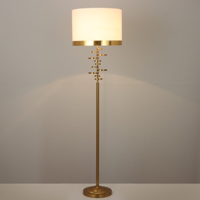 Торшер 19108/1 E27 40Вт золото 42х42х166 см