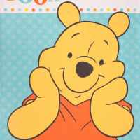 Постельное бельё 1,5 сп &laquo;Медвежонок Винни&raquo; 143х215 см, 150х214 см, 50х70 см -1 шт., поплин 125 г/м2