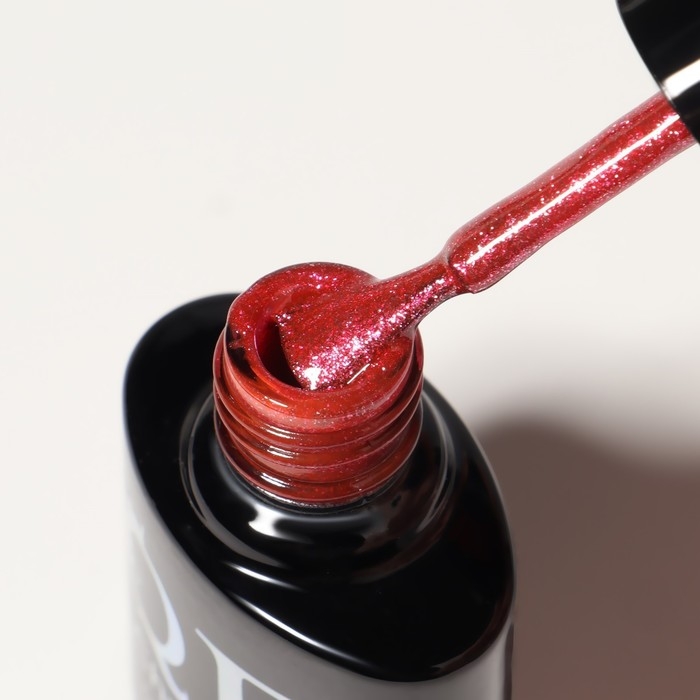 Гель лак для ногтей, «CHROME», шиммерный, 3-х фазный, 8мл, LED/UV, цвет красный (016) Гель лак для ногтей, «CHROME», шиммерный, 3-х фазный, 8мл, LED/UV, цвет красный (016)