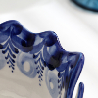 Салатник "Бабочка", 0,5 л, 8х16 см, гжель, фарфор Салатник "Бабочка", 0,5 л, 8х16 см, гжель, фарфор