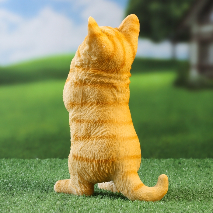 Садовая фигура Садовая фигура "Попрошайка рыжий" 10х16х22см