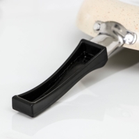 Сковорода «Стоун», d=15,5 см, пластиковая ручка, антипригарное покрытие, цвет бежевый Сковорода «Стоун», d=15,5 см, пластиковая ручка, антипригарное покрытие, цвет бежевый