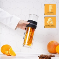 Термос, заварник чайный «Король Лев», 290 мл, с двойными стенками, с силиконовой ручкой Термос, заварник чайный «Король Лев», 290 мл, с двойными стенками, с силиконовой ручкой