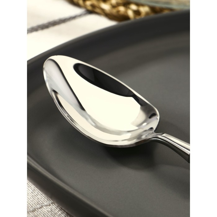 Ложка столовая из нержавеющей стали Magistro &laquo;Фьюжн&raquo;, длина 20 см, цвет серебряный