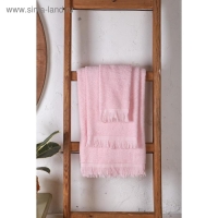 Полотенце махровое LoveLife Fringe 70х130 светло-розовый, 100% хлопок, 360 г/м2 Полотенце махровое LoveLife Fringe 70х130 светло-розовый, 100% хлопок, 360 г/м2