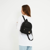 Рюкзак школьный из искусственной кожи с карманом «Корги» 27х23х10 см Рюкзак школьный из искусственной кожи с карманом «Корги» 27х23х10 см