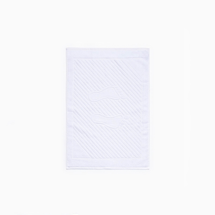 Полотенце для ног 50х70см, белый, 700г/м, хл100% Полотенце для ног 50х70см, белый, 700г/м, хл100%