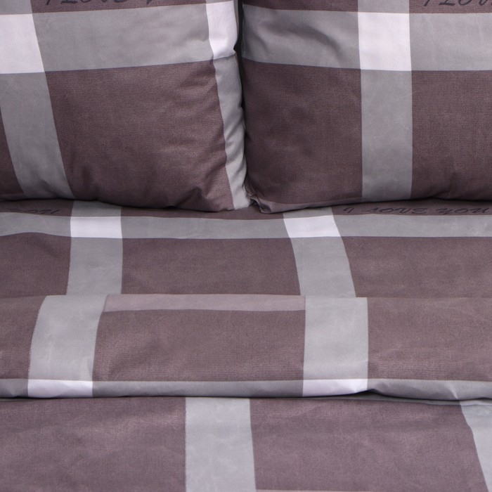 Постельное бельё Экономь и Я дуэт Square 143х215см-2шт, 215х220см, 70х70см-2шт, полисатин, 80г/м² Постельное бельё Экономь и Я дуэт Square 143х215см-2шт, 215х220см, 70х70см-2шт, полисатин, 80г/м²