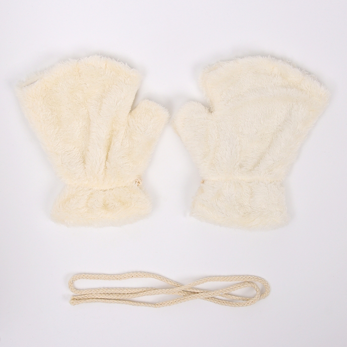 Карнавальный аксессуар Карнавальный аксессуар "Кошачьи лапки" цвет белый