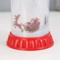 Ночник " Морозная свеча" LED RGB от батареек LR44 6х6х10 см RISALUX Ночник " Морозная свеча" LED RGB от батареек LR44 6х6х10 см RISALUX