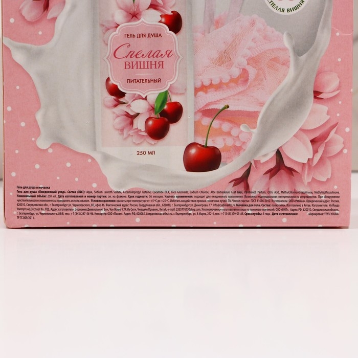 Подарочный набор косметики «Ты особенная!», гель для душа 250 мл и мочалка для тела, ЧИСТОЕ СЧАСТЬЕ Подарочный набор косметики «Ты особенная!», гель для душа 250 мл и мочалка для тела, ЧИСТОЕ СЧАСТЬЕ