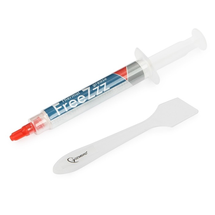 Термопаста Gembird FreeZzz GF-01-3, 3 гр, шприц Термопаста Gembird FreeZzz GF-01-3, 3 гр, шприц