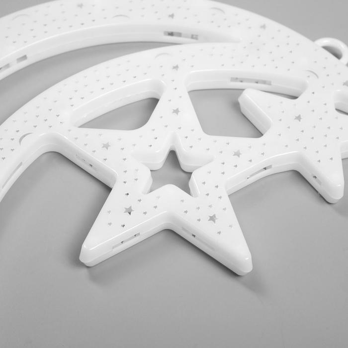 Светодиодная фигура «Месяц» 30 × 40 см, пластик, 220 В, свечение мульти (RG/RB) Светодиодная фигура «Месяц» 30 × 40 см, пластик, 220 В, свечение мульти (RG/RB)