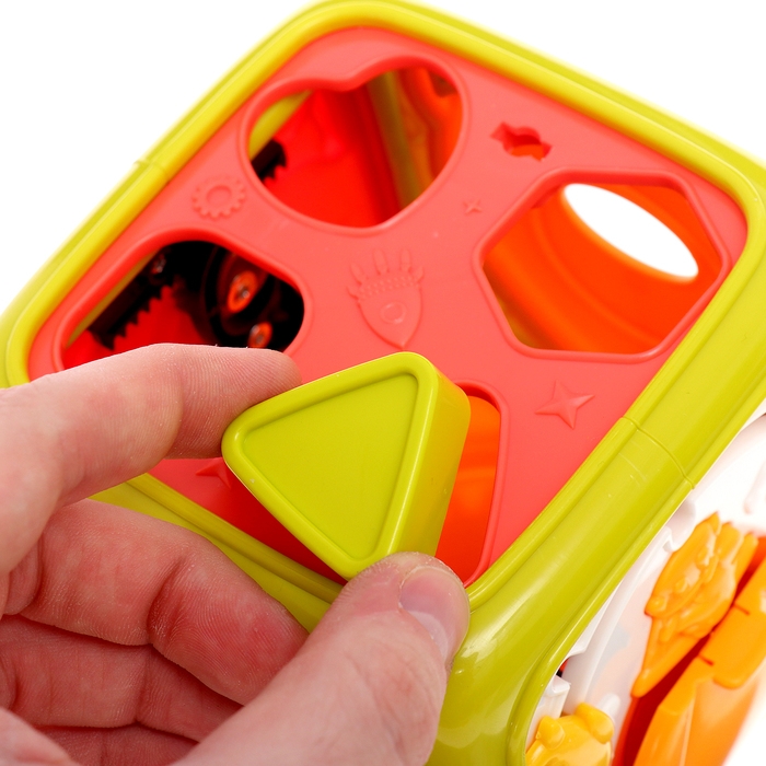 Развивающая игрушка «Умный кубик», 3 в 1: ионика, сортер, бизикуб, звук Развивающая игрушка «Умный кубик», 3 в 1: ионика, сортер, бизикуб, звук