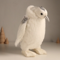 Декор "Пингвин в накидке с серебристыми узорами" 19х15х27 см Декор "Пингвин в накидке с серебристыми узорами" 19х15х27 см