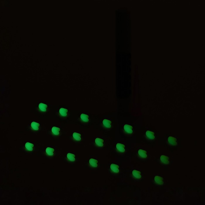 Когти накладные "Антицарапки" (20 шт),  размер M, светящиеся