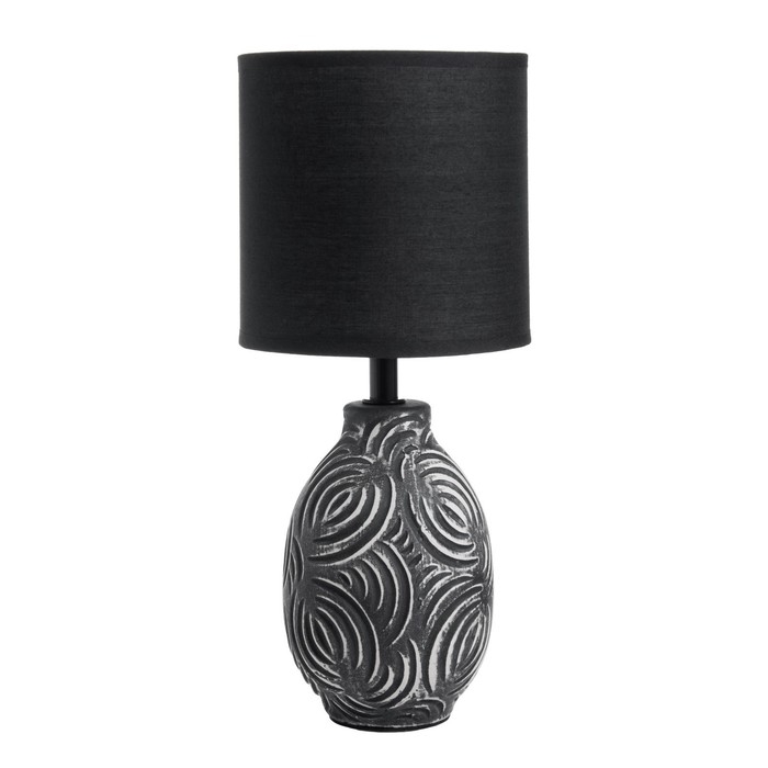 Настольная лампа "Радия" Е14 40Вт черный 12,5х12,5х30см RISALUX