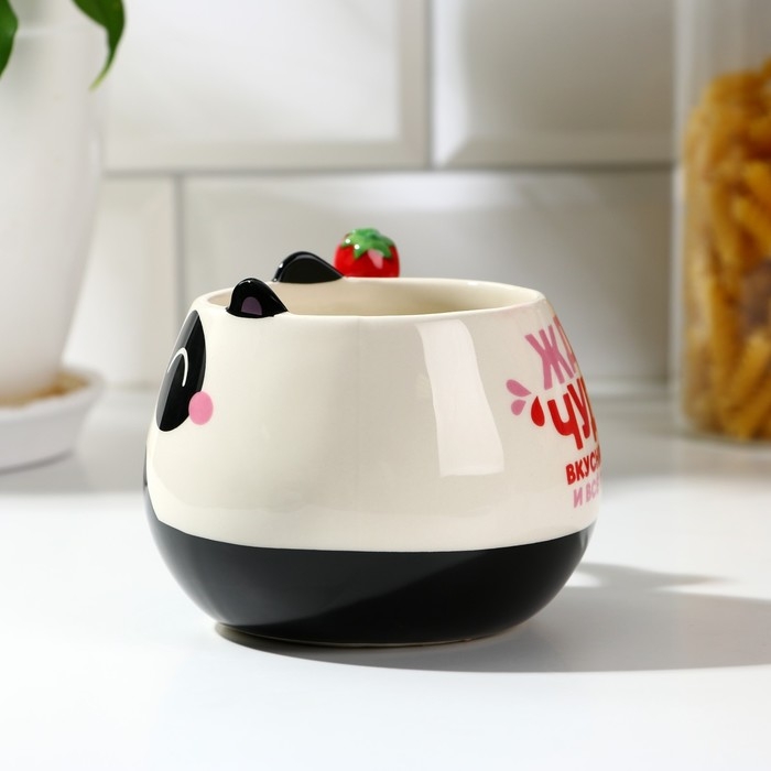 Кружка керамическая &laquo;Жду чудо&raquo;, 400 мл, цвет белый