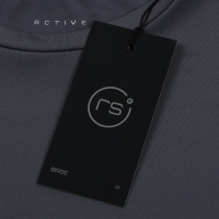 Футболка мужская со вставками, базовая, размер M (48), цвет серый