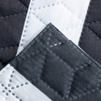 Покрывало 2сп Экономь и Я Stripe 180*210&plusmn;5см, 100% полиэстер, 190гр/м2