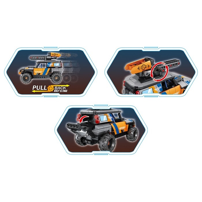 Конструктор &laquo;Спецназ. Пильщик&raquo;, инерционный, 405 деталей