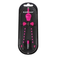 Готовальня ErichKrause "Accent", 2 предмета, пенал, розовый Готовальня ErichKrause "Accent", 2 предмета, пенал, розовый