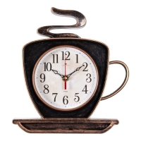 Часы настенные, интерьерные "Чашка", бесшумные, 25 х 24 см Часы настенные, интерьерные "Чашка", бесшумные, 25 х 24 см