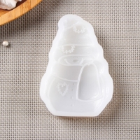 Силиконовый молд &laquo;Снеговик&raquo;, 9,5&times;6,5 см, цвет прозрачный